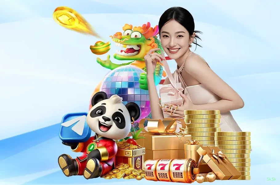 Big win animation on 5k5k slot Jogo